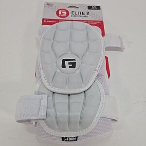 G-Form Elite 2 Batter Elbow Guard NWT White S/M Baseball Softball Smart flex
